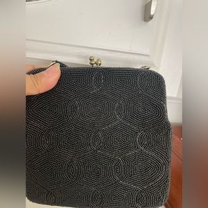 Vintage Black Beaded purse